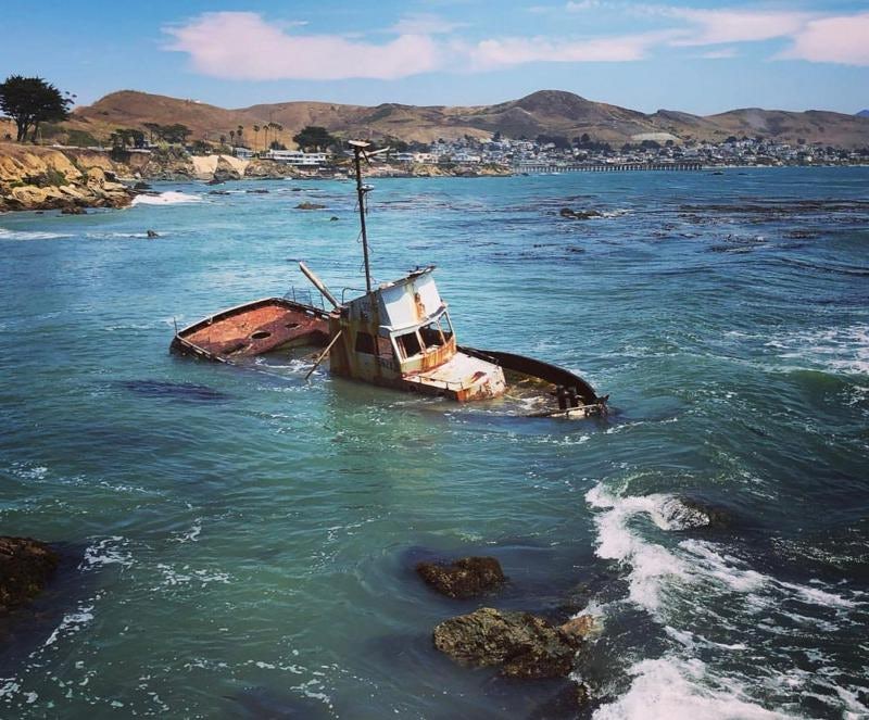 It's all about the beach in Cayucos, CA
